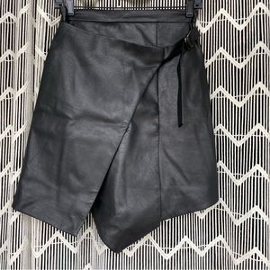 High waisted wrap skirt